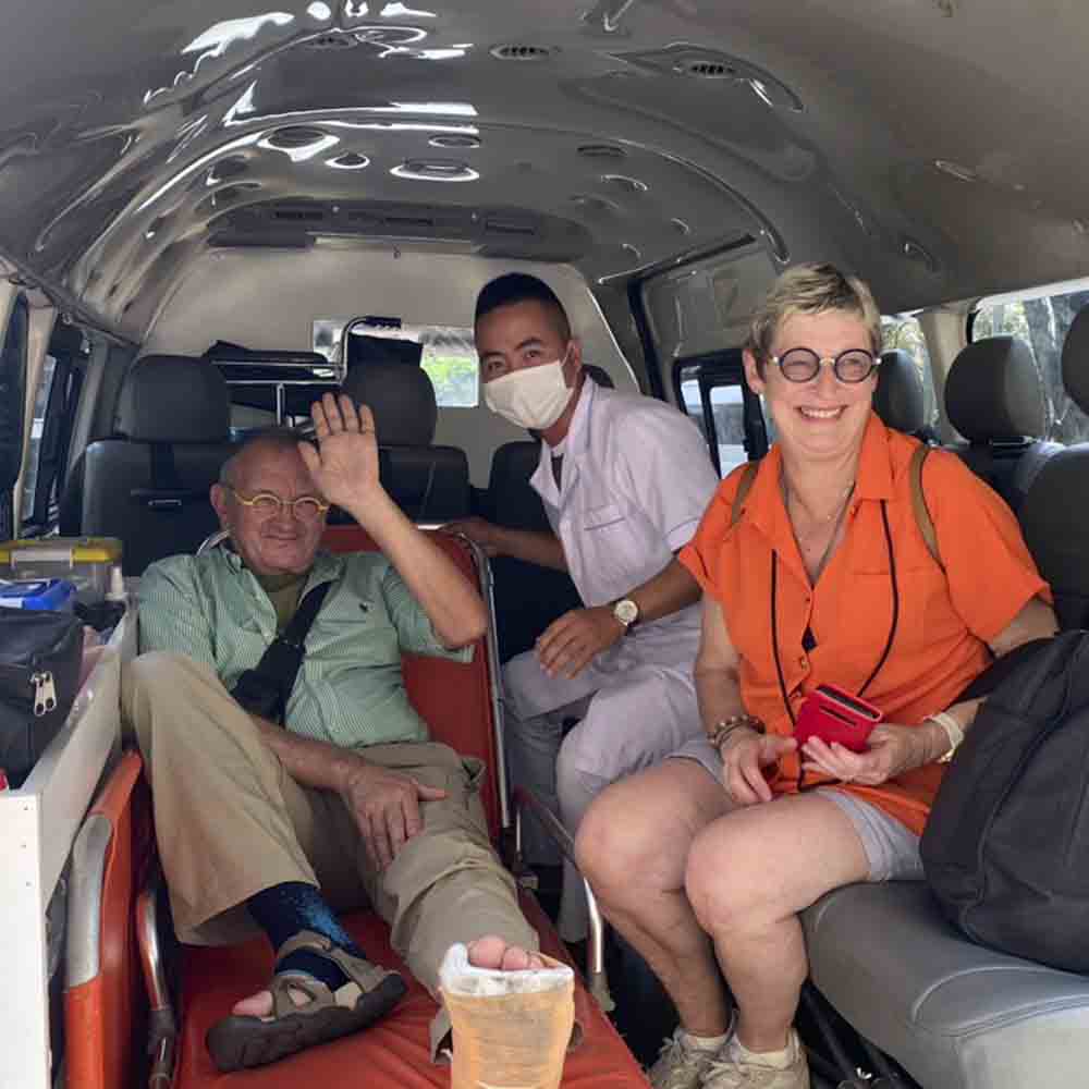 Xe cứu thương 115 tại Quảng Nam đi toàn quốc
