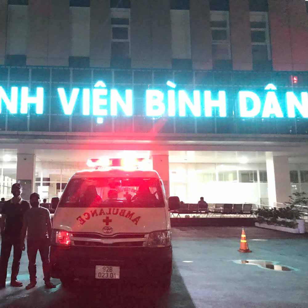 Gọi xe cấp cứu Đà Nẵng đi TPHCM và Hà Nội với đội ngủ y bs trang thiết bị hiện