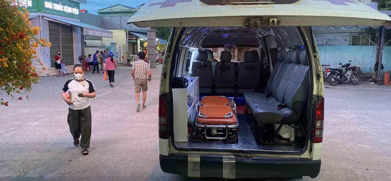 Gọi xe cấp cứu dịch vụ tại Bệnh Viện Đa Khoa Huyện Thăng Bình